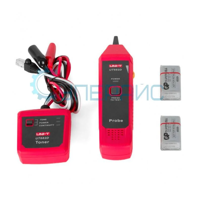 Телефонный тестер UNI-T UT682D с зажимами крокодил фото 6