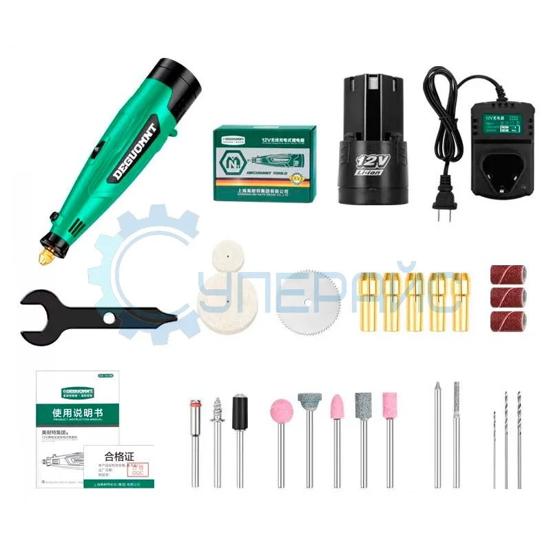 Беспроводная мини-шлифмашинка DEGUQMNT GDS-12V-280 фото 1