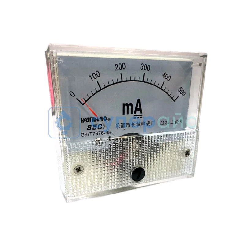 Стрелочный амперметр Changcheng Dianbiao 85C1-500 мА фото 1
