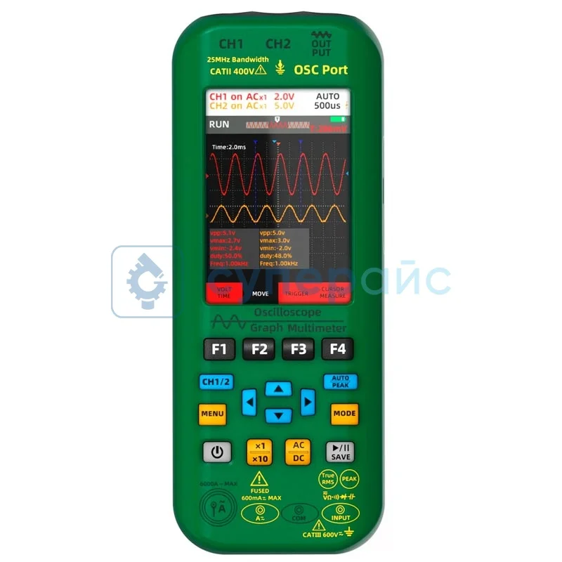 Двухканальный осциллограф BSIDE O7 фото 1