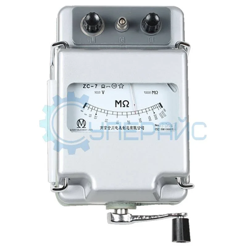 Измеритель сопротивления изоляции Jinchuan ZC-7 (до 5000 В) фото 1