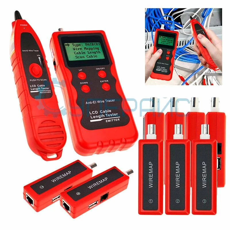 Сетевой тестер - трассоискатель Noyafa NF-868W фото 3