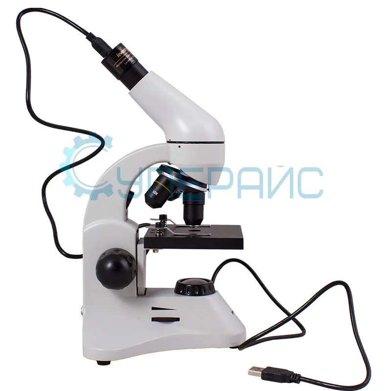 Микроскоп Levenhuk Rainbow D50L PLUS, 2 Мп, Moonstone\Лунный камень фото 3