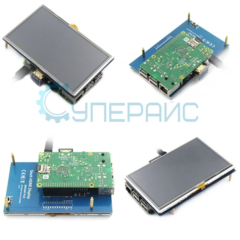 Дисплей 5 дюймов с адаптером (HDMI-HDMI) для Raspberry Pi 3 фото 5