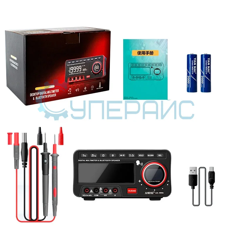 Мультиметр цифровой настольный ANENG AN-999S фото 4