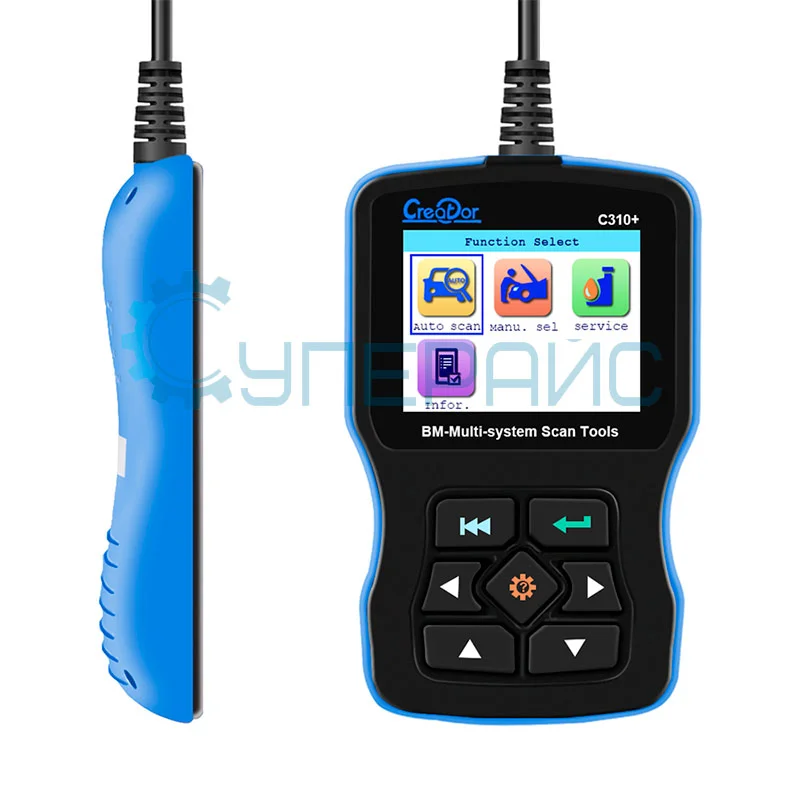 Считыватель кодов неисправностей автомобиля Creator C310+ фото 2