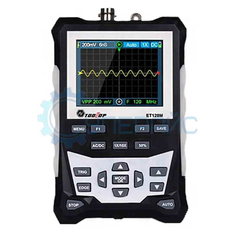Карманный осциллограф TOOLTOP ET120M (1 канал, 120 МГц) фото 1