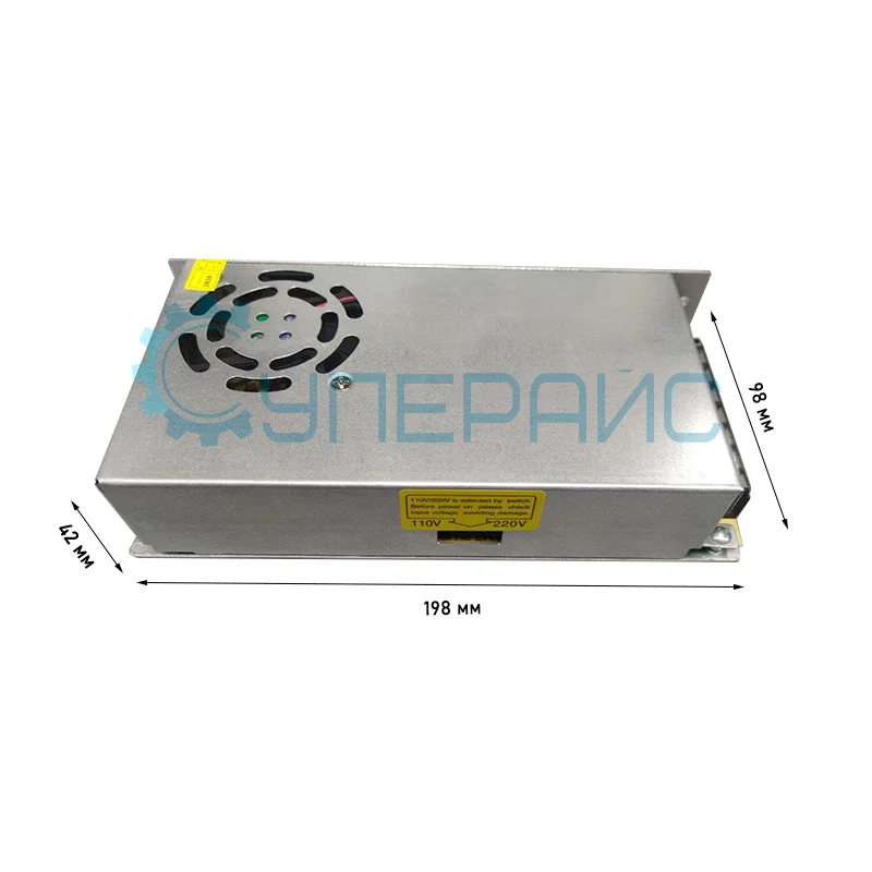 Блок питания ANDAYOU S-250-12 (12В, 20А, 240Вт) фото 1