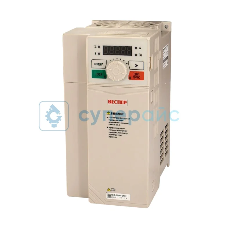 Конвертер частоты Веспер Е5-8600 7.5 кВт -010H фото 1