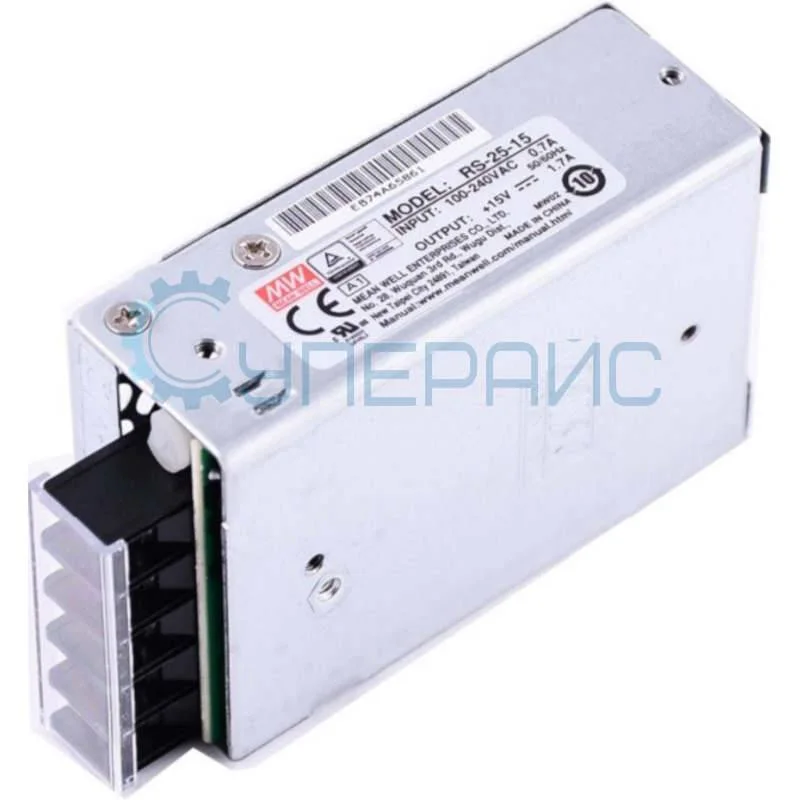 Блок питания Mean Well RS-25-15 фото 2
