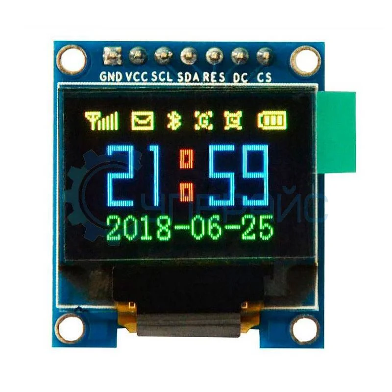 Дисплей OLED 0.95 дюйма, SPI/I2C, RGB фото 1