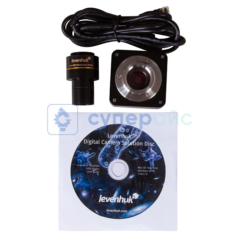 Тринокулярный микроскоп Levenhuk MED D10T фото 11