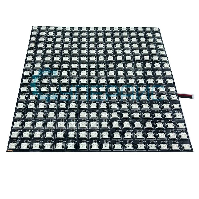 Адресная гибкая светодиодная матрица 16x16 на базе WS2812B фото 1