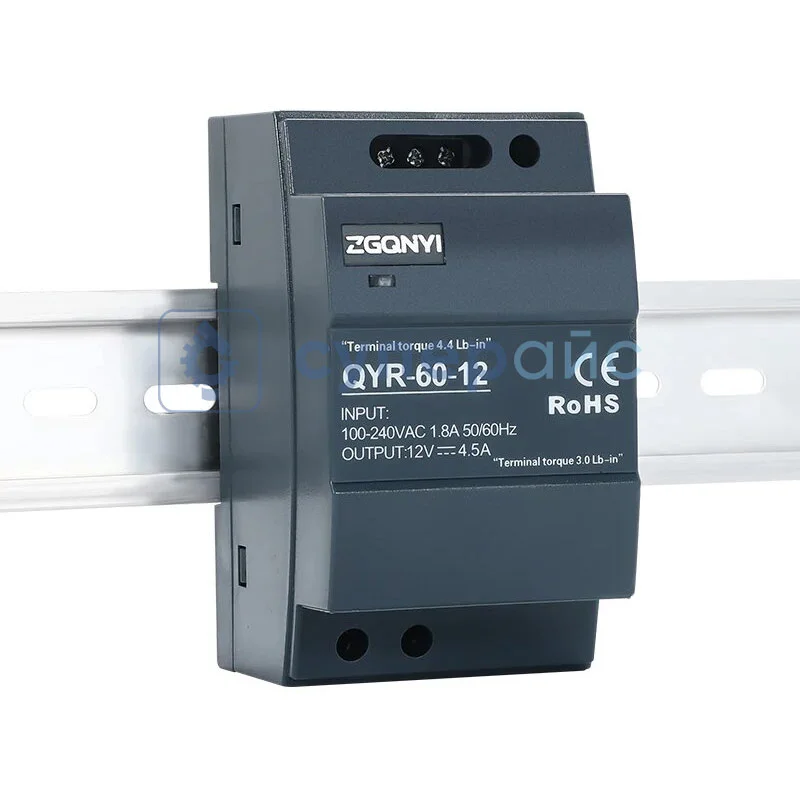 Импульсный блок питания под DIN рейку ZGQNYI QYR-60-12 фото 1
