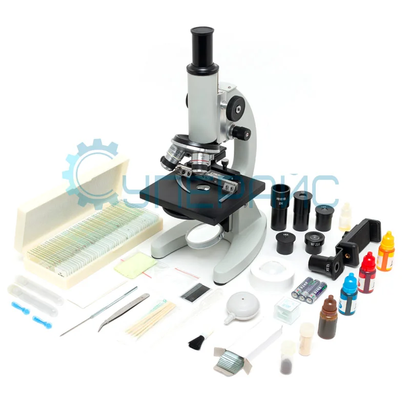 Школьный монокулярный микроскоп Supereyes MyLab M17 с расширенным набором для опытов и 50 микропрепаратами фото 22