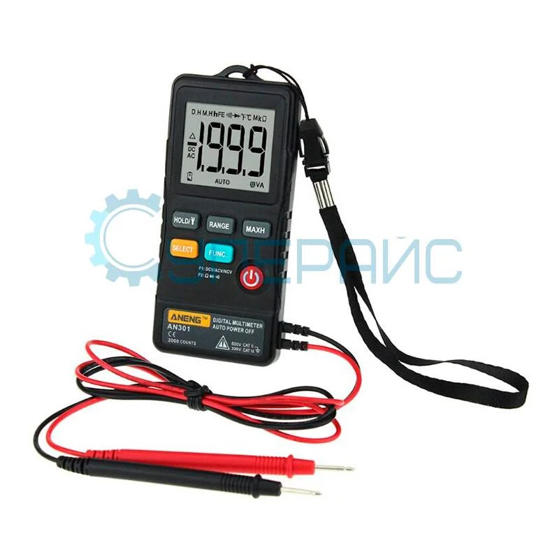 Компактный цифровой мультиметр ANENG AN301 фото 3