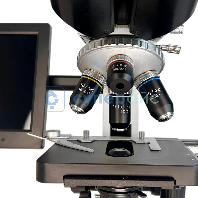 Биологический микроскоп Saike Digital SK2009H3S4 тринокулярный фото 8