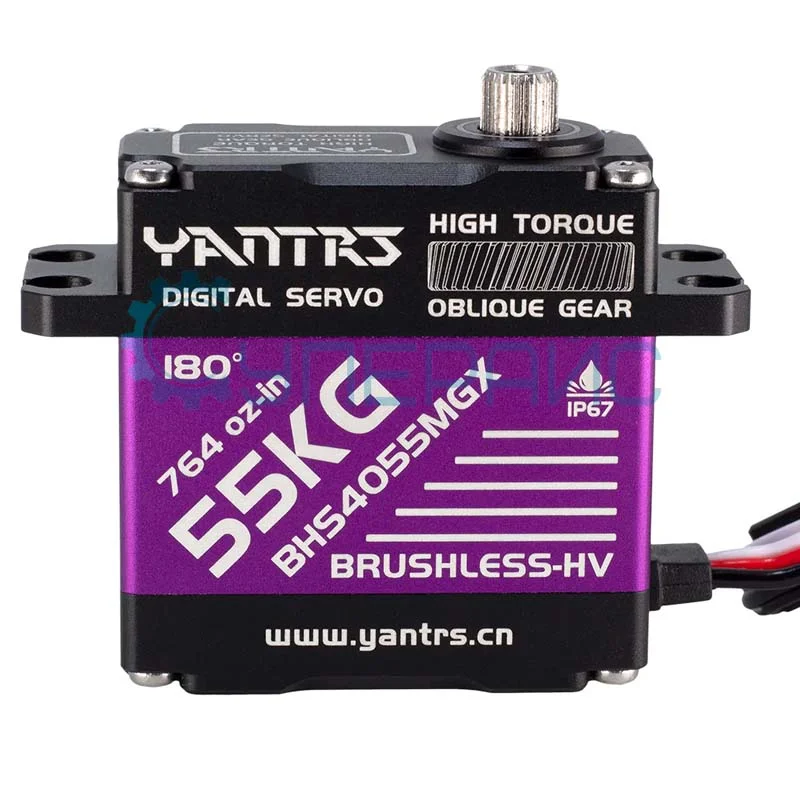 Сервомотор YANTRS BHS4055MGX (180°, 55 кг*с*см) со степенью защиты IP67 фото 1