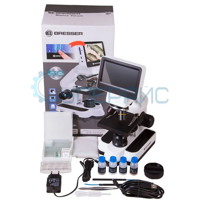 Цифровой микроскоп Bresser Biolux Touch LCD 40–1400x фото 11