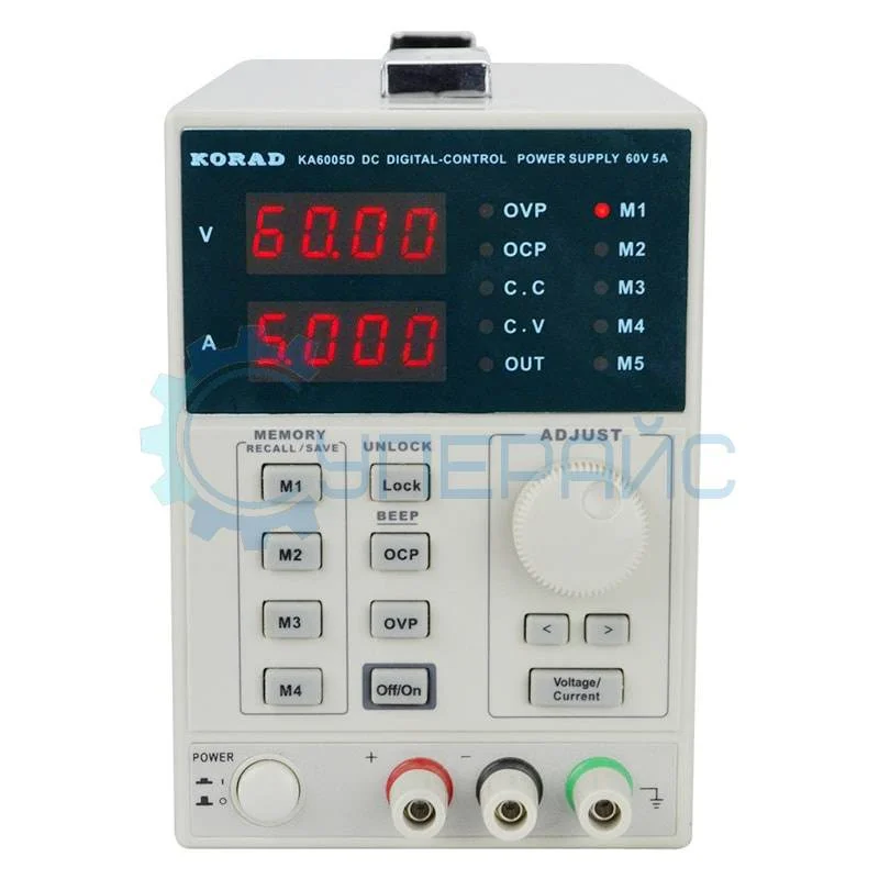 Лабораторный блок питания Korad KA6005D (60 В, 5 А) фото 1