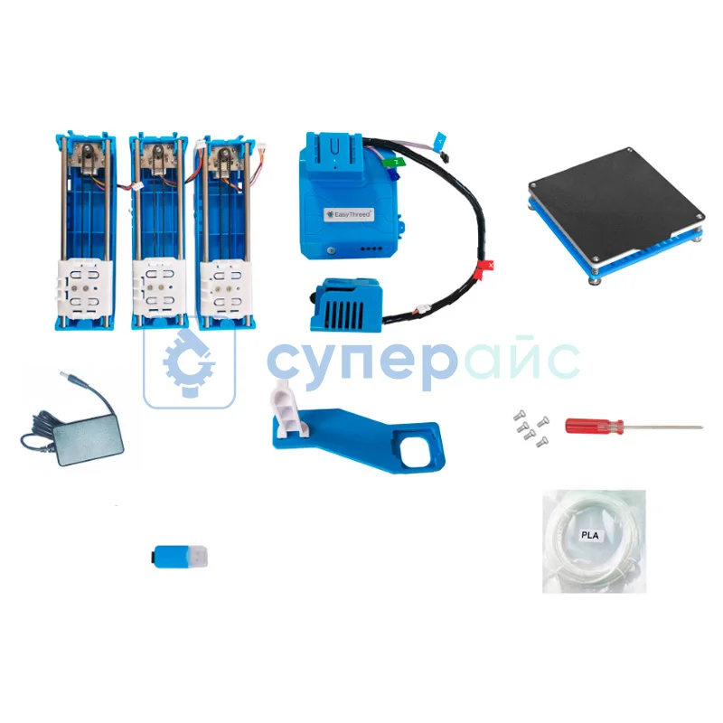 Принтер 3D EasyThreed K9 синий фото 1