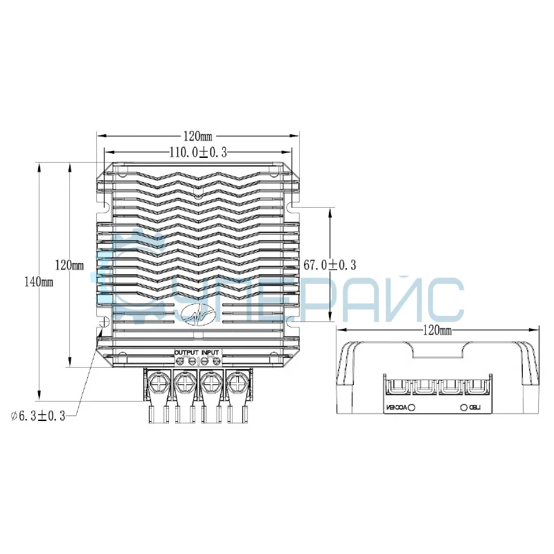 Модуль питания понижающий RCNUN WG-24S1285M фото 3