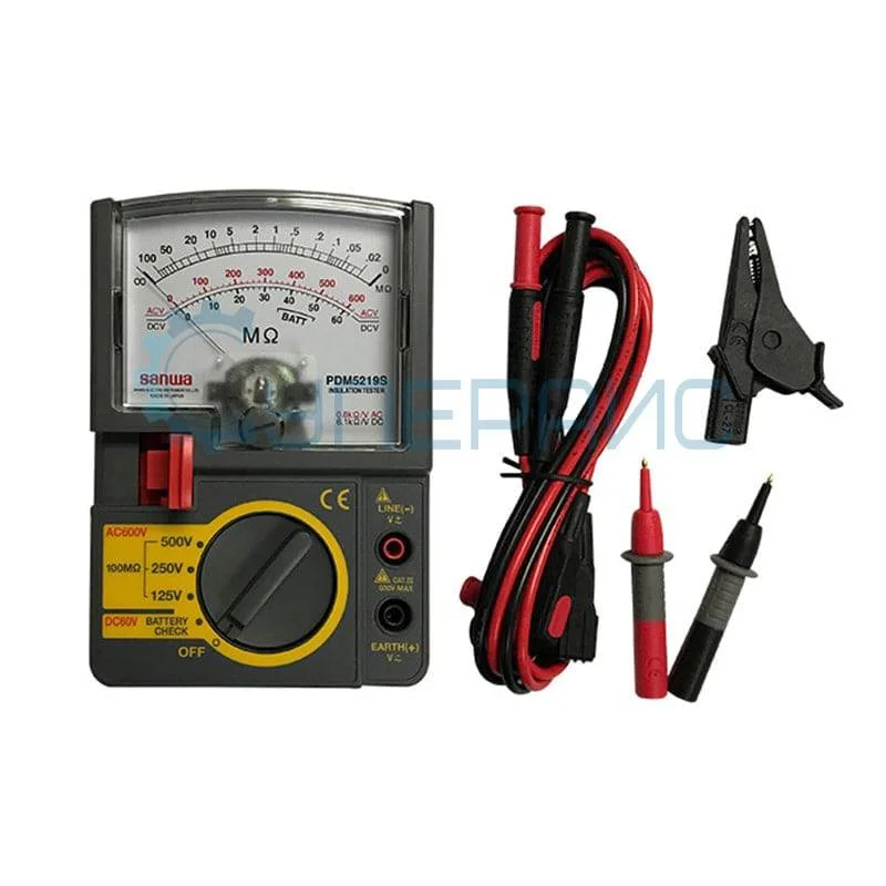 Устройство измерения сопротивления изоляции Sanwa PDM1529S фото 3