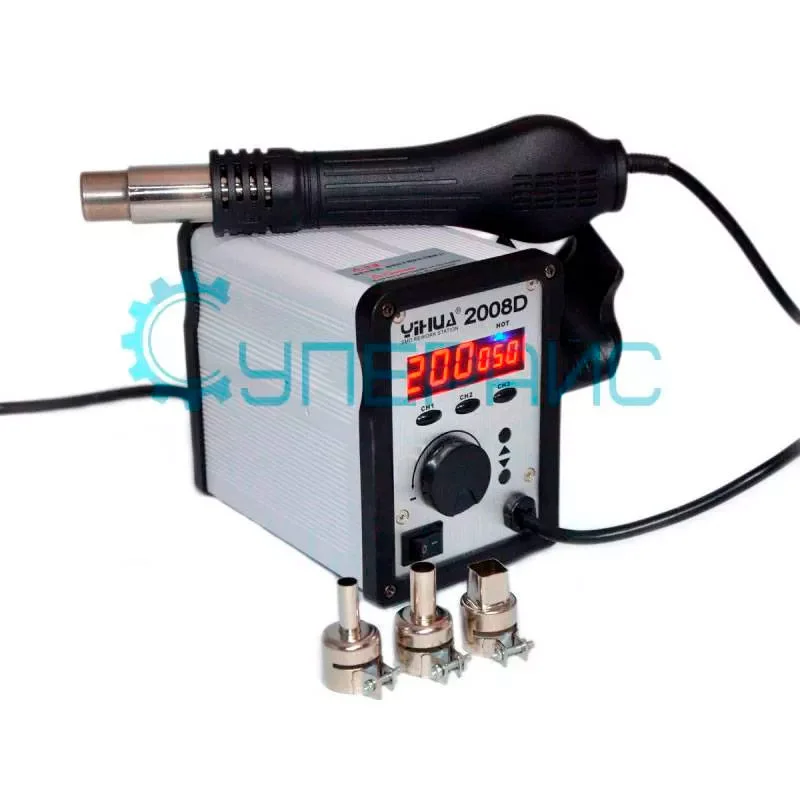 Термовоздушная паяльная станция YIHUA-2008D (интеллектуальная) фото 4