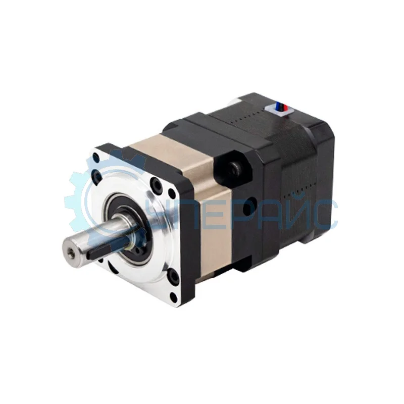 Мотор шаговый высокоточный с планетарным редуктором в квадратном корпусе UMot 42HSC1409 (1:16) фото 1