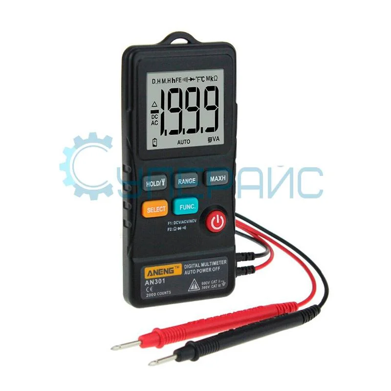 Компактный цифровой мультиметр ANENG AN301 фото 2