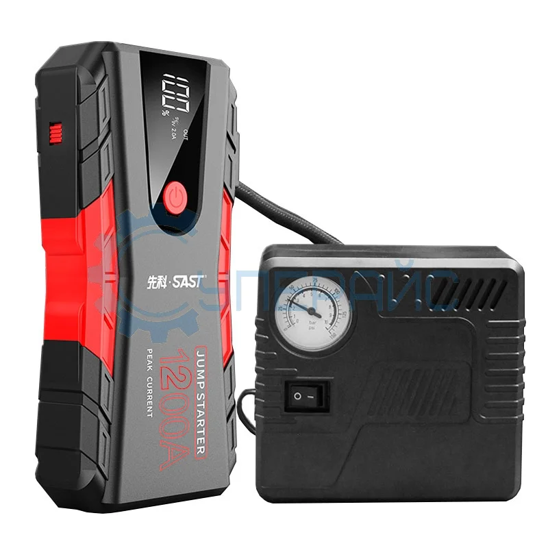 Пуско-зарядное устройство SAST ST16 (12 В/800 А) с компрессором фото 1