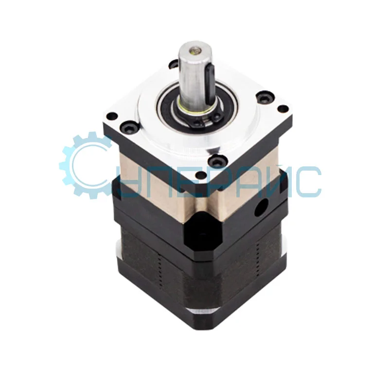 Высокоточный шаговый двигатель с планетарным редуктором в квадратном корпусе UMot 42HSC1409 (1:40) фото 2