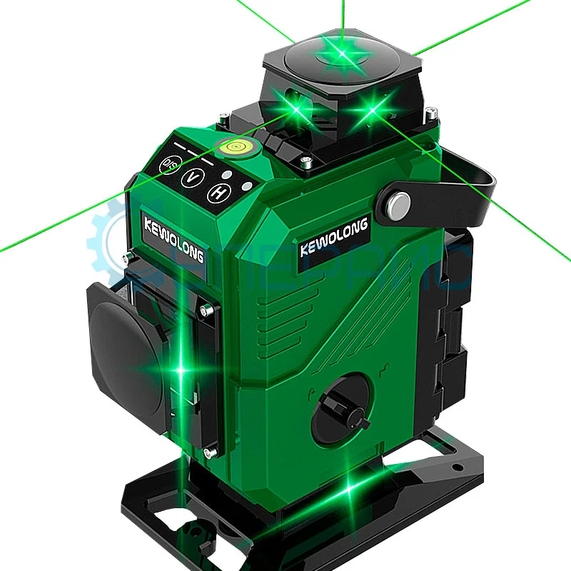 Шестнадцатилучевой нивелир KEWOLONG KWL-0128 (синий лазер) фото 1