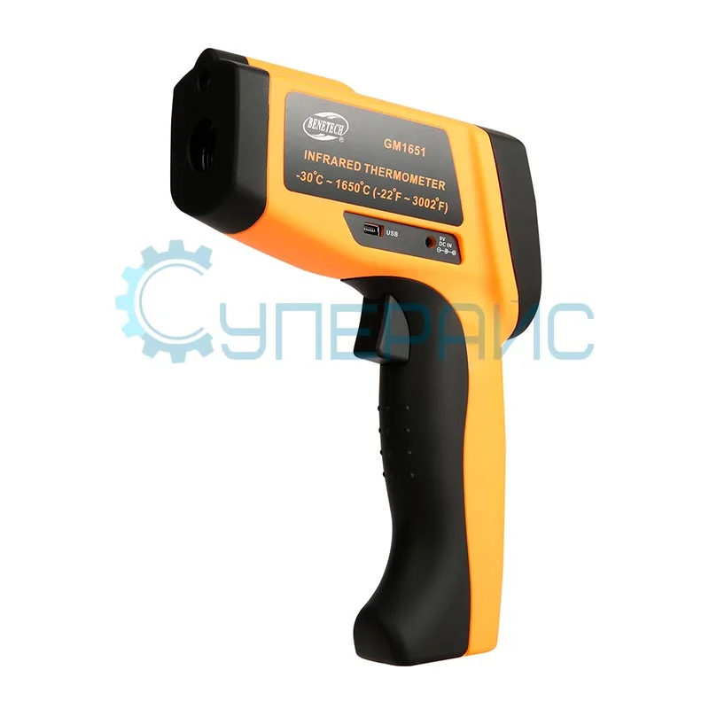 Бесконтактный лазерный пирометр Benetech GM1651 фото 3