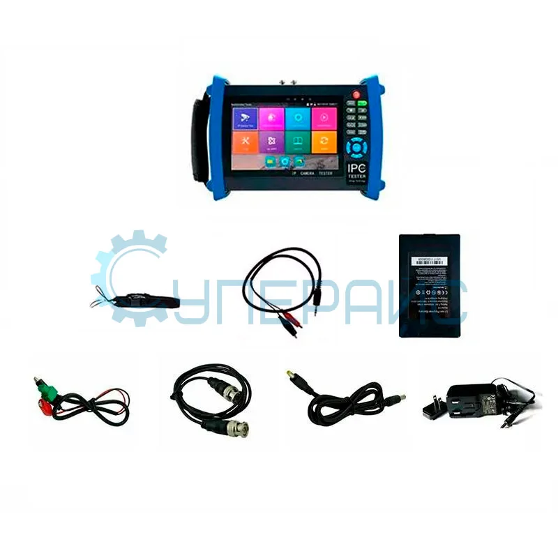 Многофункциональный тестер кабеля и систем видеонаблюдения WANGLU IPC-8600MOVTADHS Plus фото 4
