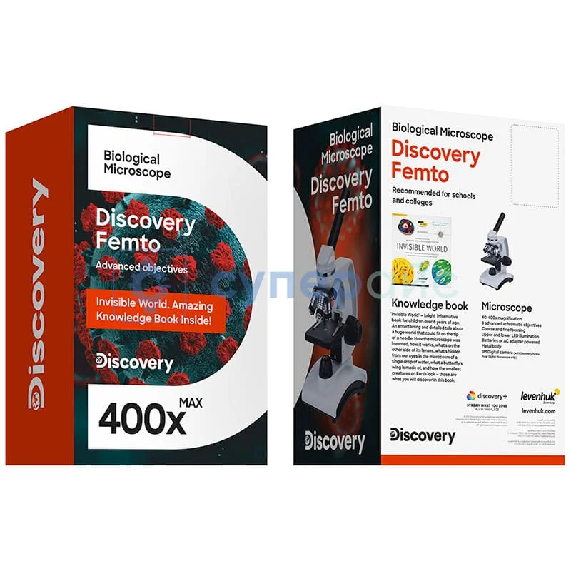 Биологический микроскоп Levenhuk Discovery Femto Polar с книгой фото 12
