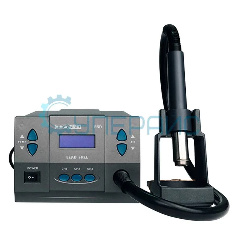 Компрессорная паяльная станция Quick 881D фото 1
