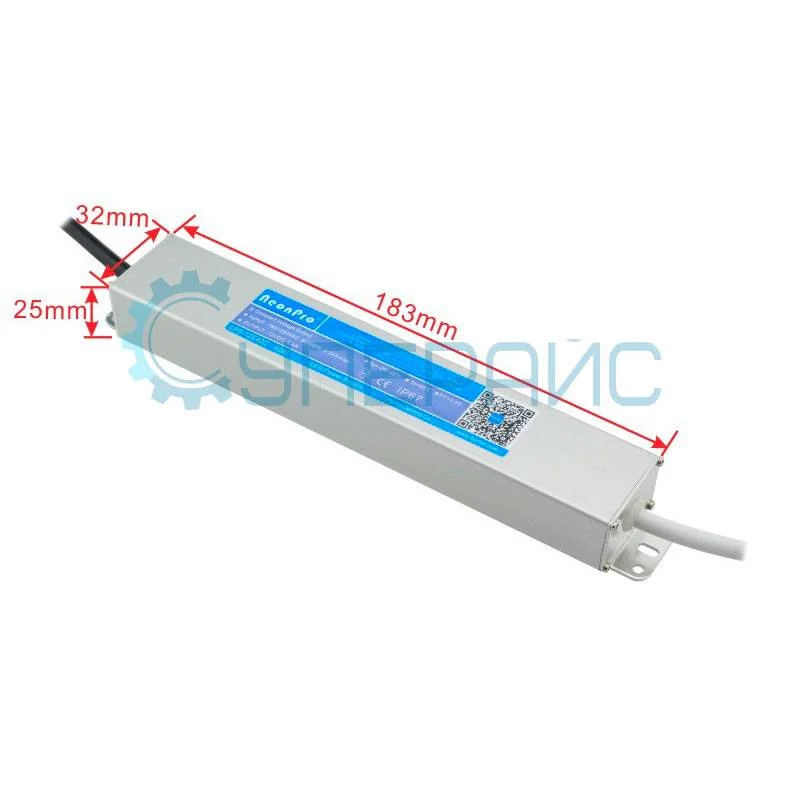 Светодиодный источник питания NeonPro LPS-24E40C (24 В, 1.67 А, 40 Вт) фото 3