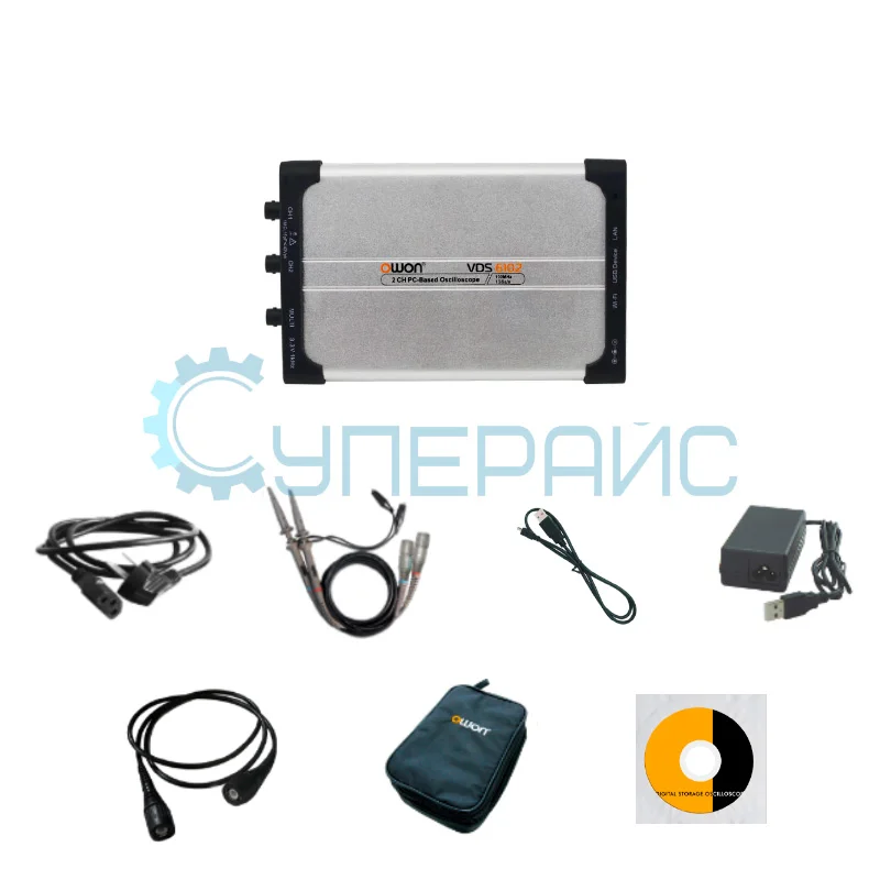 Виртуальный осциллограф OWON VDS6102 с генератором сигнала фото 5