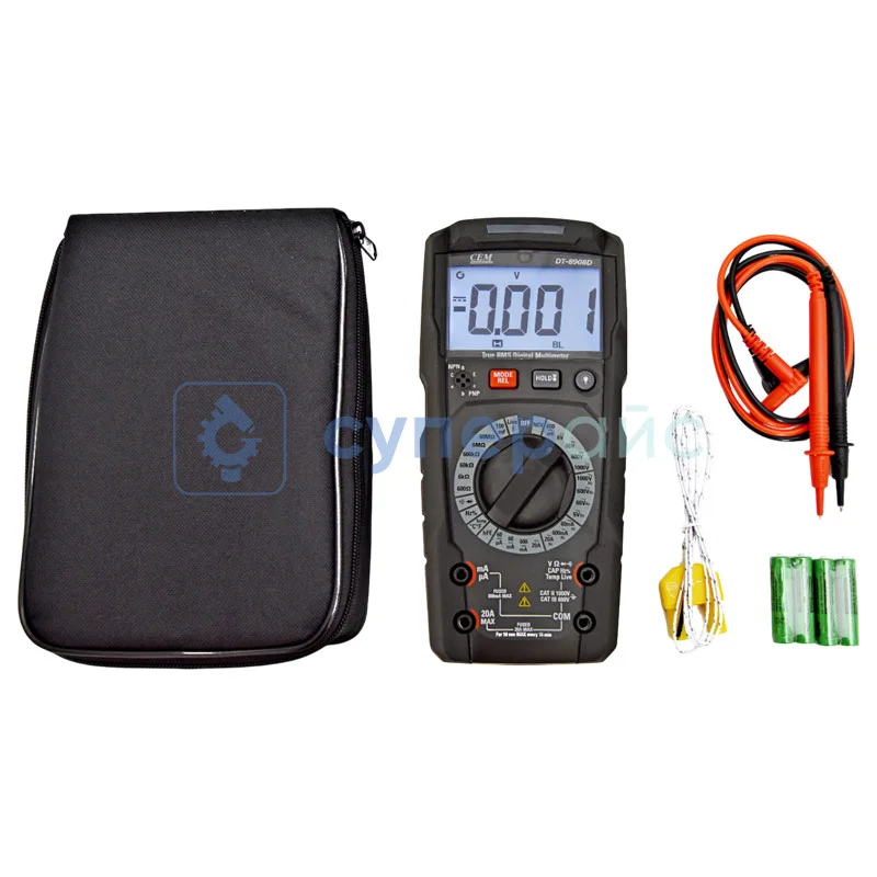 Мультиметр цифровой CEM DT-8908D фото 3