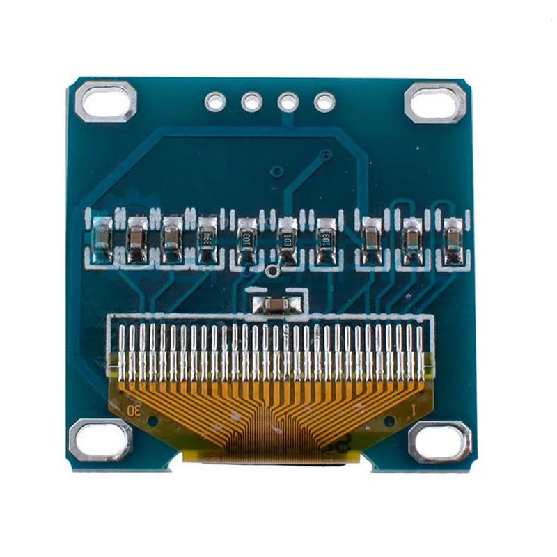 OLED дисплей 0.96 дюйма 128x64, I2C IIC, двухцветный (желто-синий), модуль для Arduino фото 1