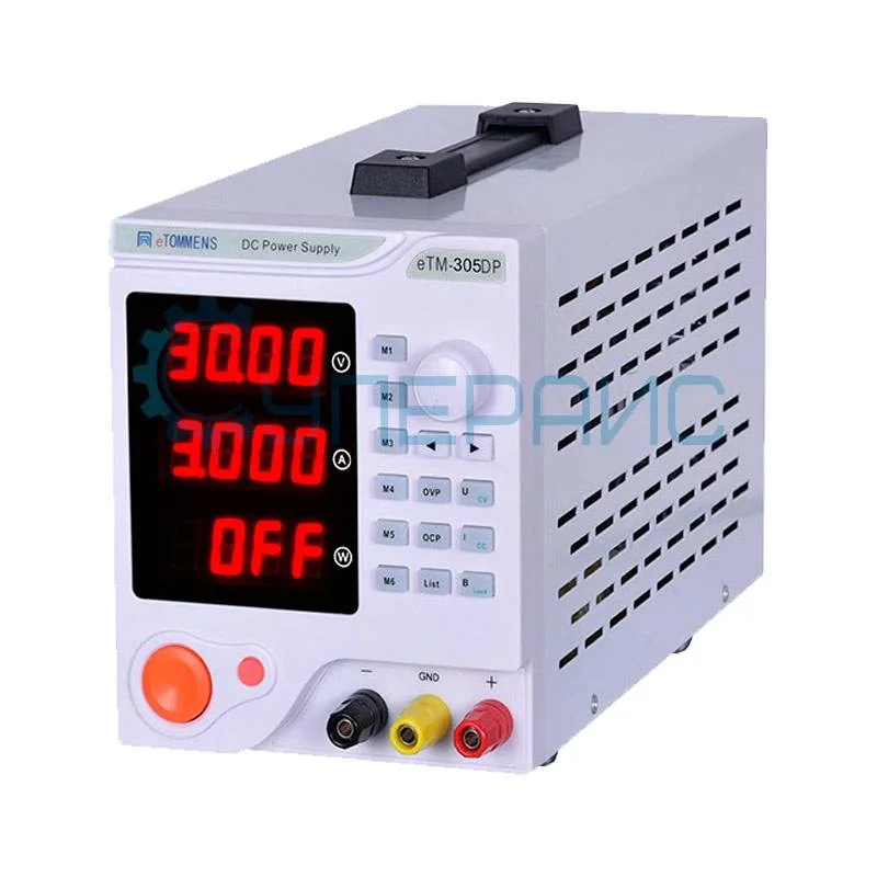 Одноканальный трансформаторный блок питания eTOMMENS eTM-305DP (30В, 5А) фото 1