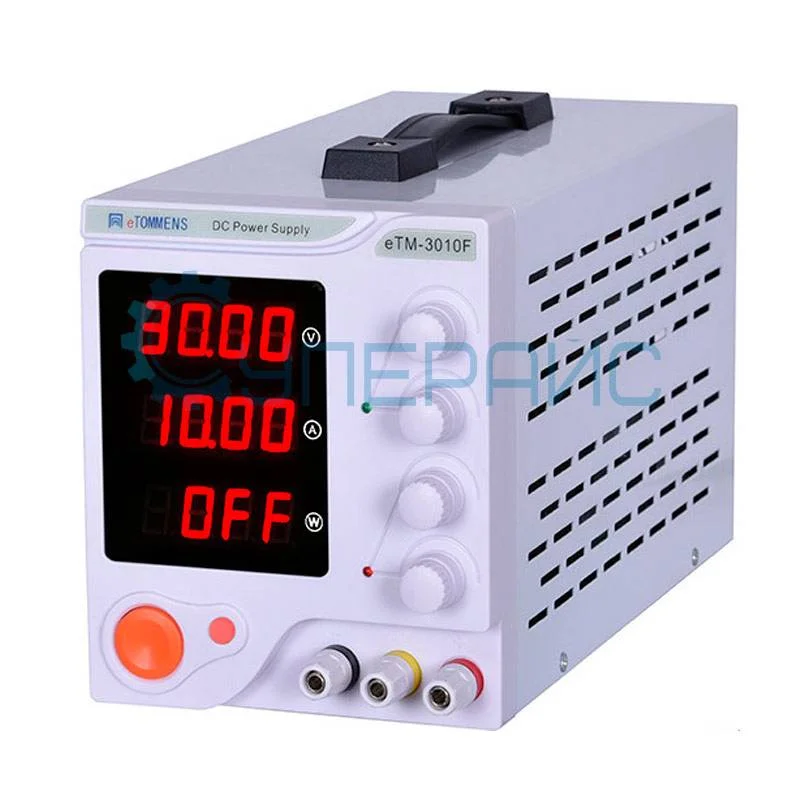 Лабораторный источник питания eTOMMENS eTM-3010F (30В, 10А) фото 1