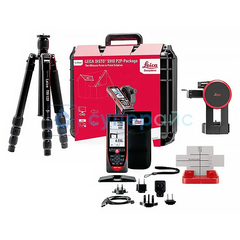 Измеритель расстояния Leica DISTO™ S910 с комплектом фото 1