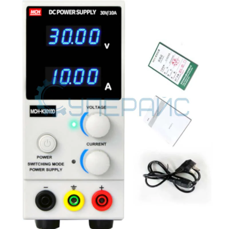 Лабораторный блок питания MCH K3010D (30 В, 10 А) фото 1