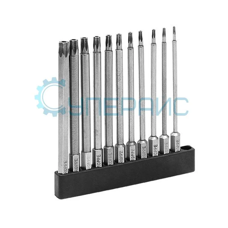 Удлиненные биты звездочки BROPPE Torx 11 шт фото 3