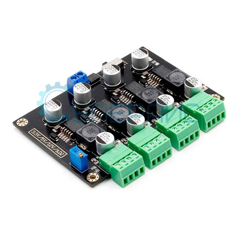 Многоканальный DC-DC преобразователь LM2596 фото 1