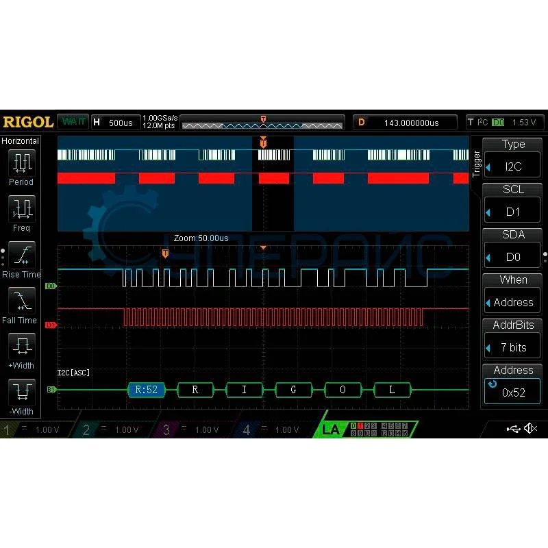 Четырехканальный цифровой осциллограф RIGOL DS1074Z фото 15