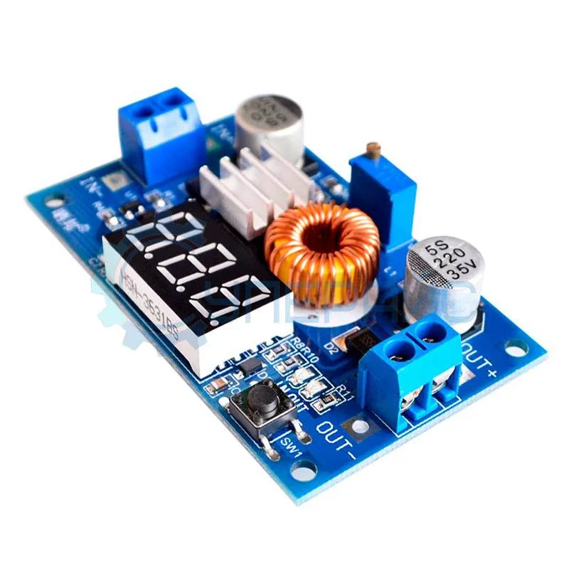 DC-DC преобразователь XL4015 с цифровым вольтметром фото 1