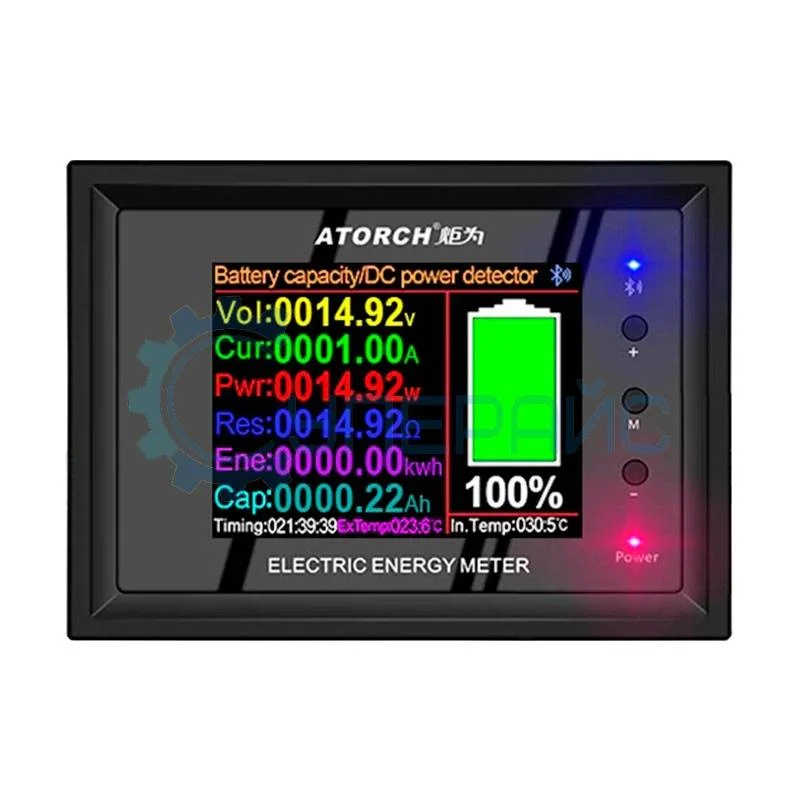 Вольтметр амперметр JUWEI ATORCH DT24 с шунтом 30А фото 1